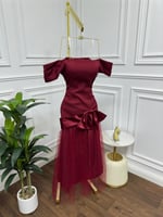 فستان برغندي