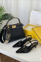 طقم فندي اسود