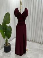 فستان برغندي