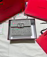 شنطه فالنتينو فضي هاي كوالتي حجمين