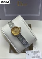 ساعه ديور بكرستال مقاس 19