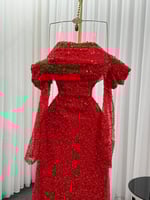 فستان سهره احمر