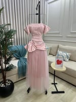 فستان سهره وردي