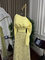 فستان سهره اصفر