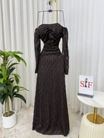 فستان سهره ثلاث الالوان