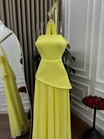 فستان سهره اصفر