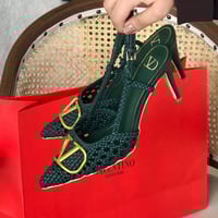 كعب فالنتينو مع الملحقات بوكس الماركه كيس الشوبنج