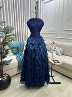 فستان سهره تركواز