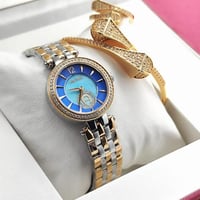 ساعه اقنر بكريستال مع الاسواره