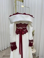 فستان العيد ابيض