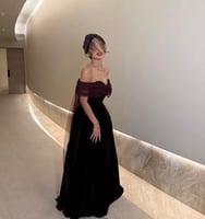 فستان سهره عنابي