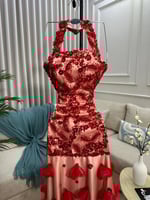 فستان سهره احمر