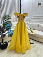 فستان سهره اصفر