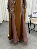 فستان سهره بني