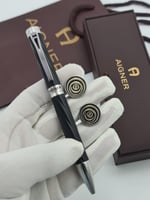 طقم قلم وكبك اجنر