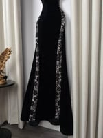 فستان سهره عنابي