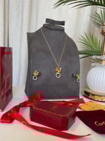 طقم سلسال مع حلق كارتير