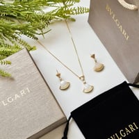 طقم سلسال مع حلق بلغاري