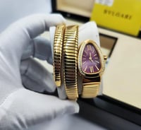 ساعه بلغاري الثعبان ذهبي لفتين