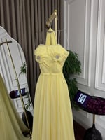 فستان سهره اصفر