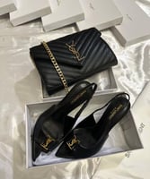 طقم سان لوران اسود