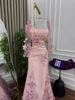 فستان سهره بينك