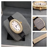 ساعه كارتير بينوار جلد اسود