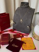 طقم سلسال مع حلق كارتير