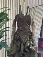 فستان سهره زيتي