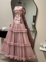 فستان سهره بينك