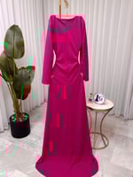 فستان سهره وردي