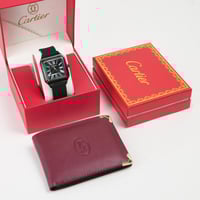 طقم ساعه ومحفظه كارتير