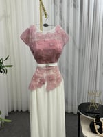 فستان سهره ثلاث الالوان