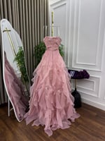 فستان سهره وردي