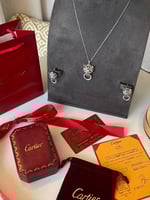 طقم سلسال مع حلق كارتير