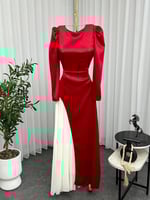 فستان العيد احمر