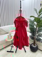 فستان سهره احمر