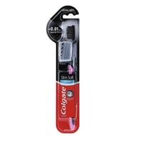 فرشاة اسنان كولجيت ناعم نحيف بالفحم