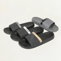 شبشب رجالي بلاستيك بمقدمة مفتوحة بتصميم عصري