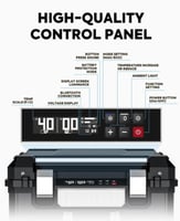 ثلاجة ايسكو 55 لتر اسود ICECO APL