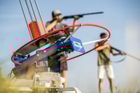 ماكينة رماية اطباق تحكم لاسلكي