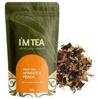 شاي فاكهة المشمش والخوخ 50 جرام