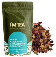 شاي الزرشك و الفـراولة و توت الغوجي 50 جرام