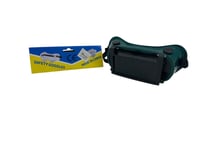 نظارة لحام ربر اخضر مستطيل قلاب