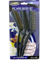 مجموعة فرش معدنية لتظيف الحديد