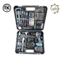 طقم دريل POWER TK | 65 نيوتن متر مع مجموعة أدوات ك...