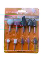 طقم احجار جلخ 10 قطع