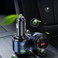 راس سيارة بقوة 60واط بمدخلين تايب سي و usbمع فواحة...