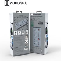 توصيل كهربائية 4 منافذ مع مؤقت تحكم كلي بالمنافذ م...