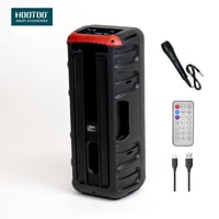 سبيكر حفلات بلوتوث كبير بطول 62 سم مع ميكروفون ومد...